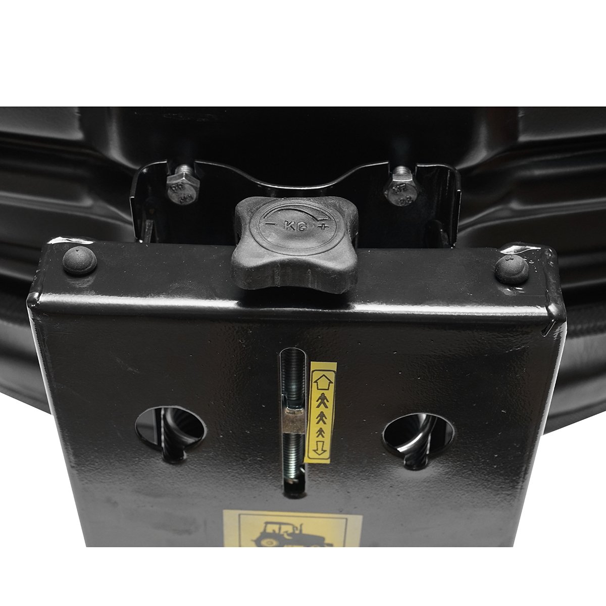 Scaun universal cu reglaj, negru, pentru tractor